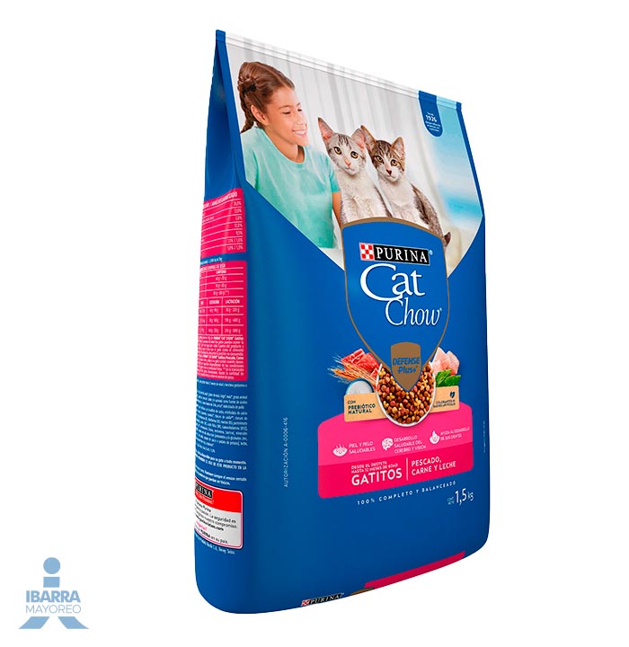 Alimento Purina Cat Chow Gatitos Pescado y Carne 1.5 kg