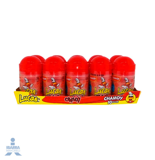 Dulce en Polvo Lucas Sabor Chamoy 10 pzas.