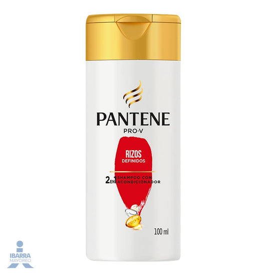 Shampoo Pantene Rizos Definidos 2 en 1 100 ml