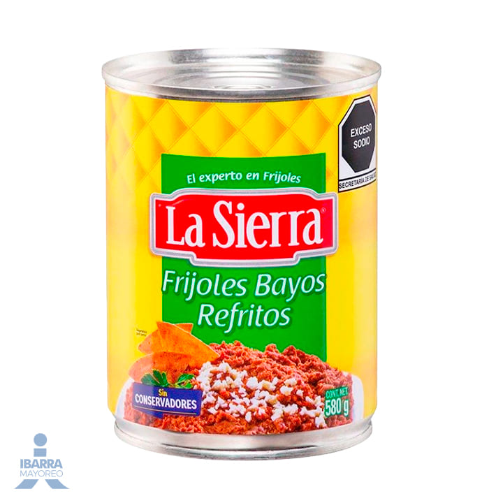 Frijol Bayo Refrito La Sierra 580 g