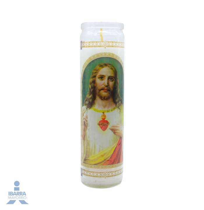 Veladora Luz Eterna Súper Extra Sagrado Corazón