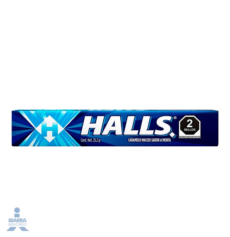 Pastilla Halls Menta 12 pzas.