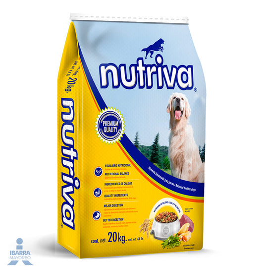 Alimento Nutriva Perro Todas Edades 20 kg