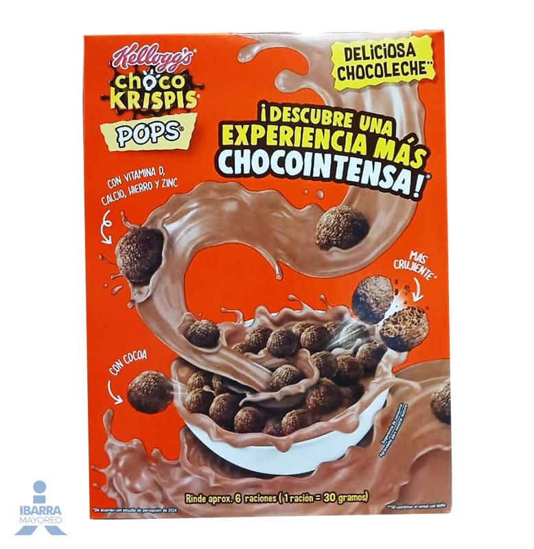 Cereal Kelloggs Choco Krispis Pops 190 g