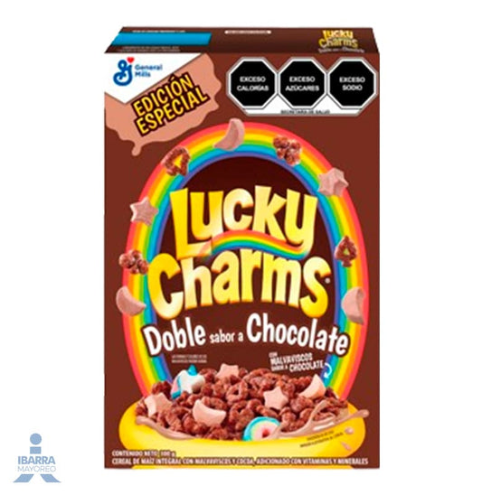 CEREAL GENERAL MILLS LUCKY CHARMS DOBLE CHOCOLATE 300 GR.