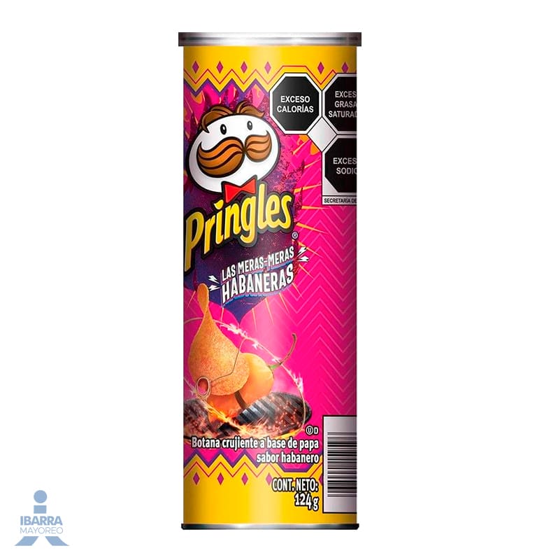 Pringles Papas Habaneras 124 g