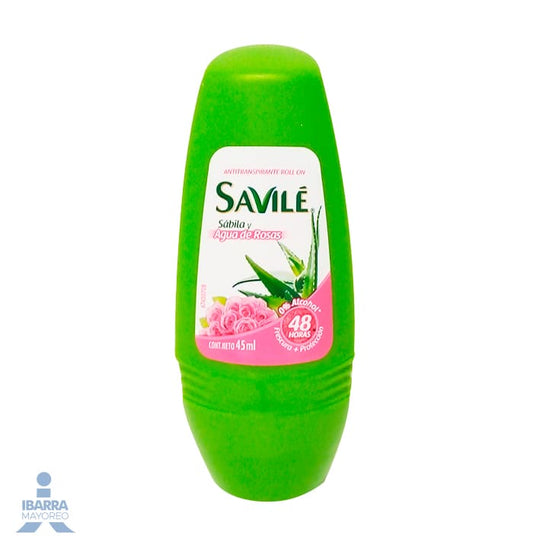 Desodorante Savilé Agua de Rosas Roll On 45 ml