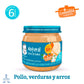 Gerber Colado Verduras Pollo y Arroz Etapa 2 100 g
