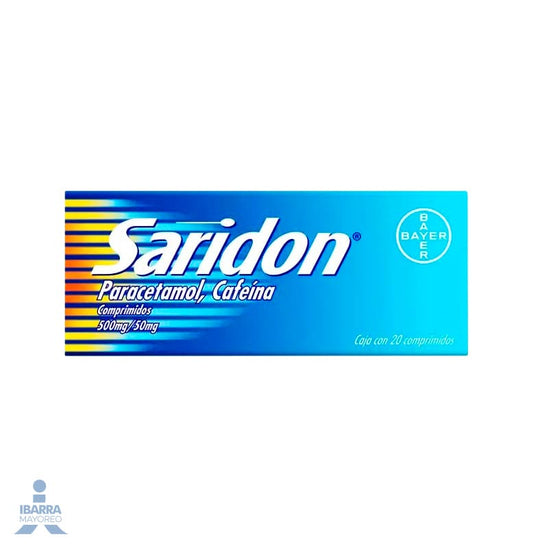 Saridón Tabletas 20 pzas.