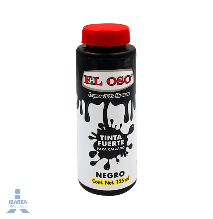 Tinta Fuerte El Oso Negra 125 ml