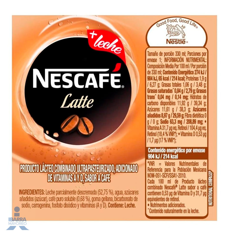 Bebida Nescafé Latte 300 ml
