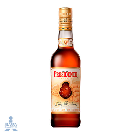 Brandy Domecq Presidente Clásico 500 ml