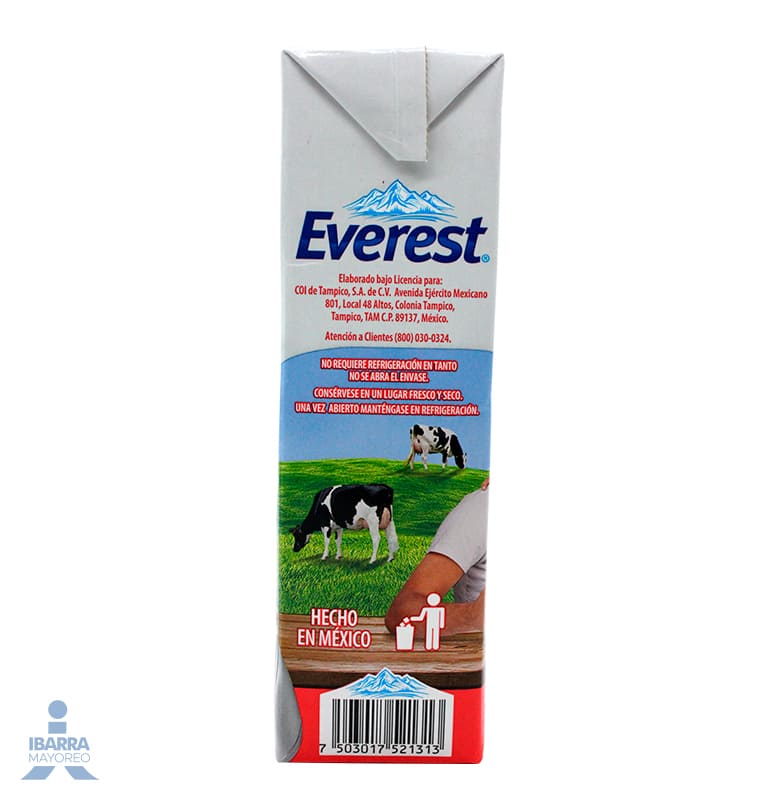 Leche Everest Entera 1 L