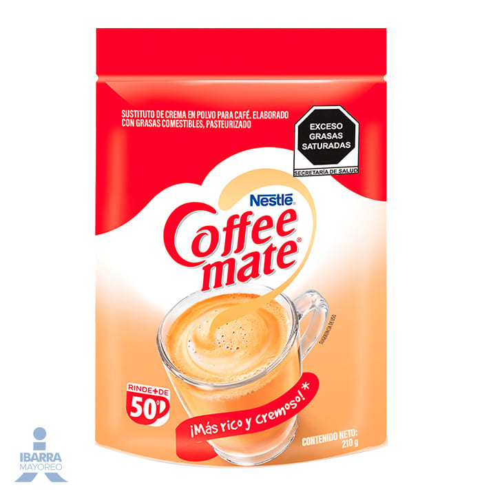 Sustituto de Crema Coffee Mate Doy Pack 210 g