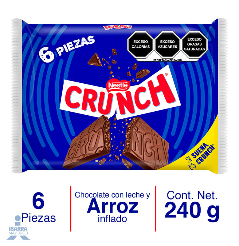 Chocolate Nestlé Crunch 6/40 g