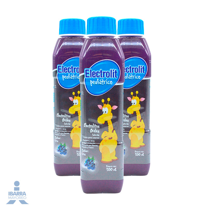 Suero Electrolit Uva Pediátrico 500 ml