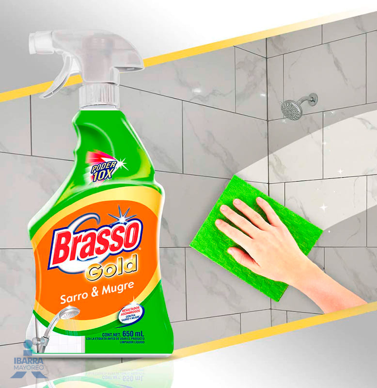 Limpiador Brasso Gold Sarro y Mugre Doy Pack 500 ml