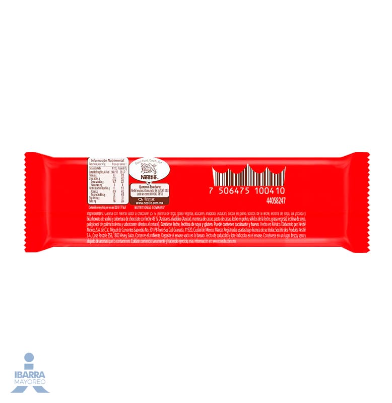 Chocolate con Leche Carlos V 16/18 g
