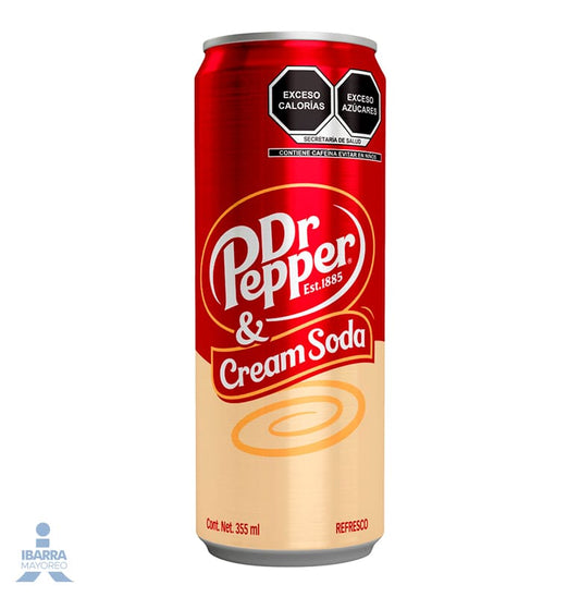 Refresco Dr Pepper & Cream Soda Lata 355 ml
