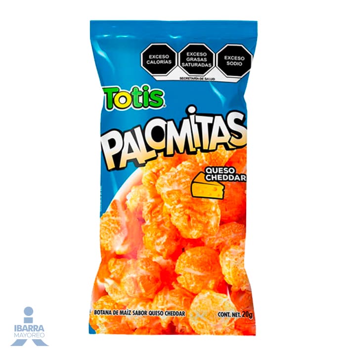 Palomitas Totis Queso Cheddar Mega 20 g