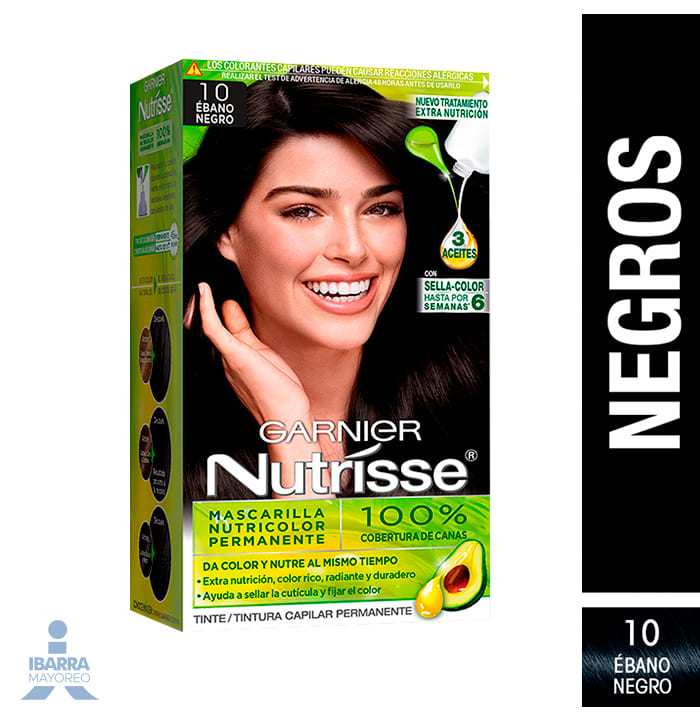 Tinte Nutrisse Ébano Negro No. 10