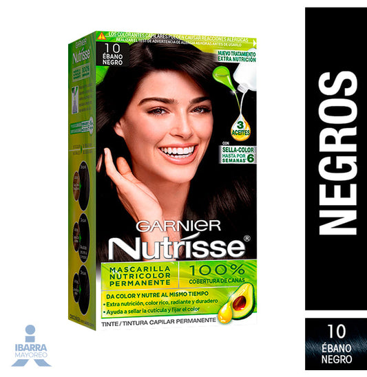 Tinte Nutrisse Ébano Negro No. 10