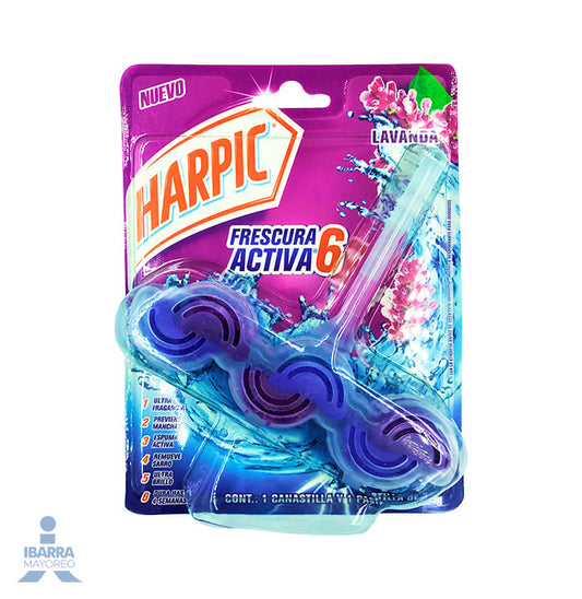 Pastilla Sanitaria Harpic Fresca Lavanda 39 g