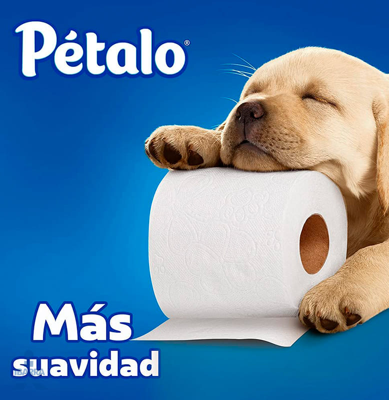 Papel Higiénico Pétalo Ultra Resistente 300 hojas 4 rollos