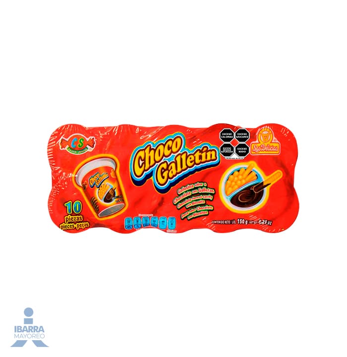 Choco Galletín Las Delicias 10 pzas.