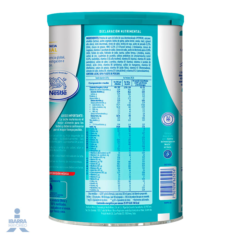 Fórmula Infantil NAN 1 Optimal Pro 0 a 6 meses 1.2 kg