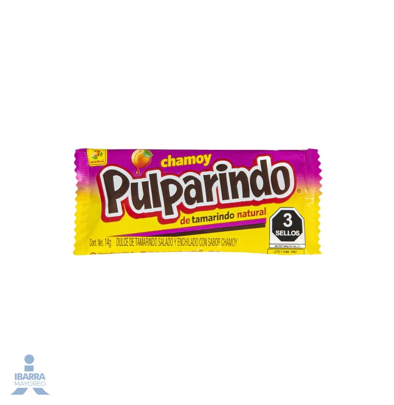 Pulpa de Tamarindo de la Rosa Pulparindo Chamoy 20 pzas.