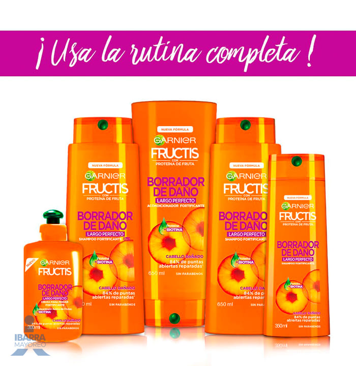 Crema para Peinar Fructis Borrador de Daño 300 ml