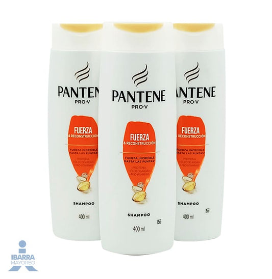 Shampoo Pantene Fuerza y Reconstrucción 400 ml