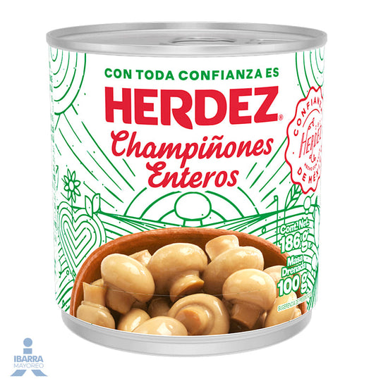 Champiñón Entero Herdez 186 g