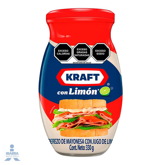 Mayonesa Aderezo Kraft c/limón 330 g