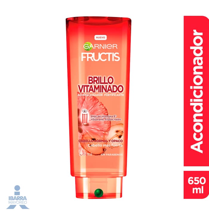 Acondicionador Garnier Fructis Brillo Vitaminado 650 ml