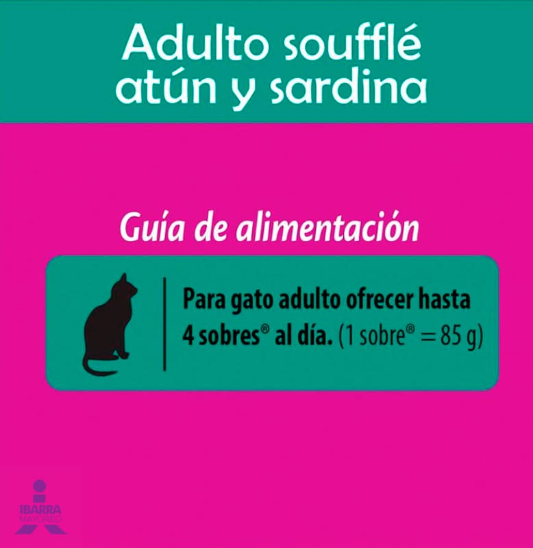 Alimento Whiskas Soufflé Atún y Sardina Adulto 85 g