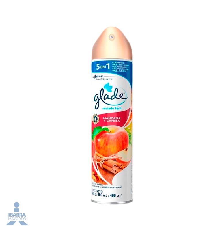 Aromatizante Glade Manzana Canela 400 ml