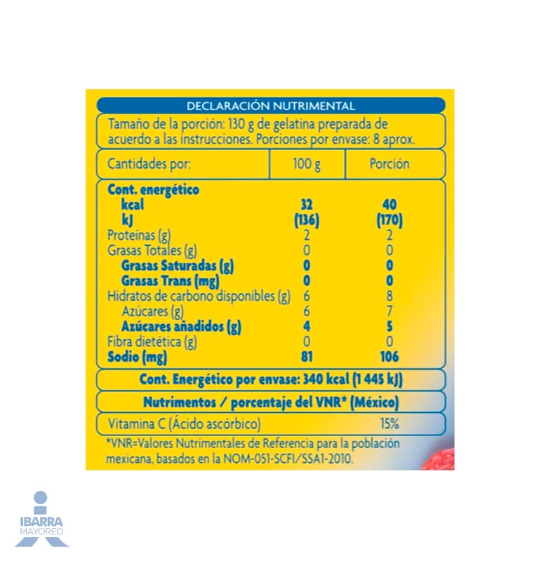 Gelatina Pronto Frambuesa 84 g