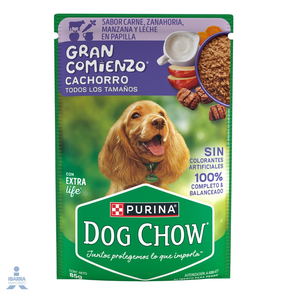 ALIMENTO PURINA DOG CHOW CACHORRO CARNE 85 GR.