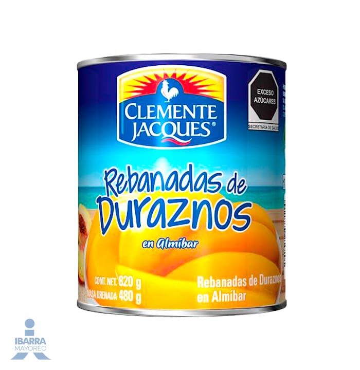 Durazno Clemente Jacques Rebanado 820 g