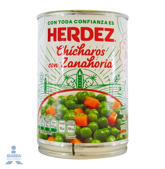 Chícharo con Zanahoria Herdez 400 g