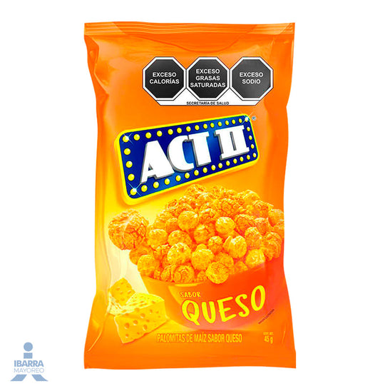 Botana Palomitas Act II Queso 45 g