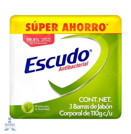 Jabón de tocador Escudo Verde 3/110 g