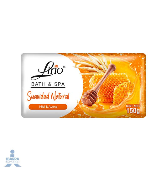 Jabón de tocador Lirio Avena y Miel 150 g