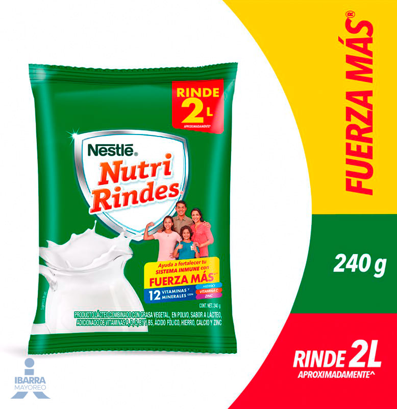 Lácteo en polvo Nestlé NutriRindes 240 g