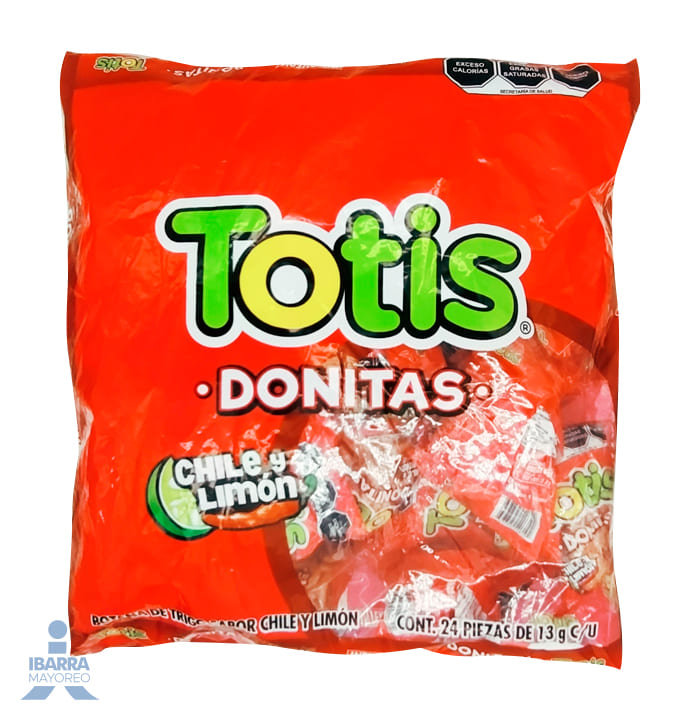 Donitas Totis Chile y Limón 13 g