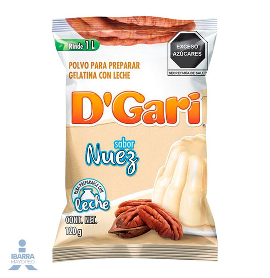 Gelatina D Gari Nuez Leche 120 g