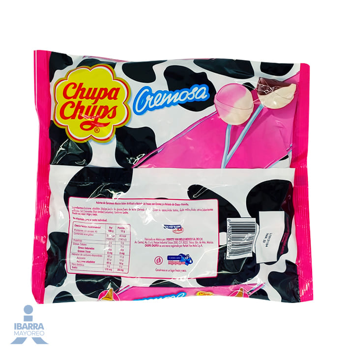 Paleta Chupa Chups Cremosa 40 pzas.