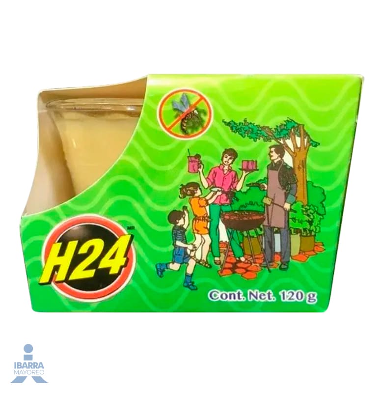 Repelente H24 Vela con Citronela 120 g